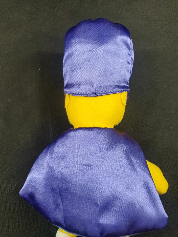 Фиолетовая маска и плащ Bart Simpson as Bartman 10 дюймов плюшевая игрушка ограниченный выпуск - Изображение 4 из 4