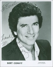 BERT CONVY - INSCRIBED PRINTED PHOTOGRAPH SIGNED IN INK