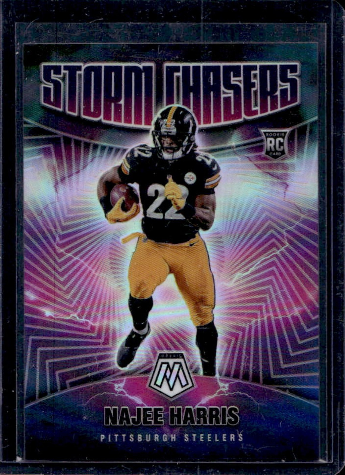 2021 Mosaic Najee Harris Storm Chasers RC #SC-20 Steelers