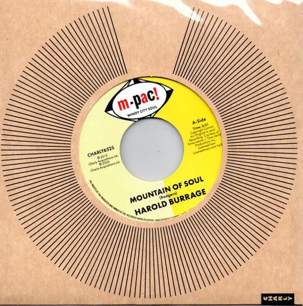 HAROLD BURRAGE Mountain Of Soul - New Northern Soul 45 (Charly) 7"" Vinyl *Listen