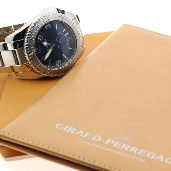 Girard Perregaux — Girard-Perregaux 49900.1.11.4144 42mm SS Navy Dial Automatic Watch #C16187