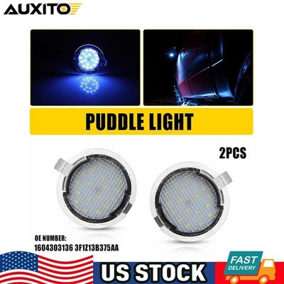 LED Side Mirror Puddle Light Kit For Ford F-150 Explorer Expedition Lobo Taurus