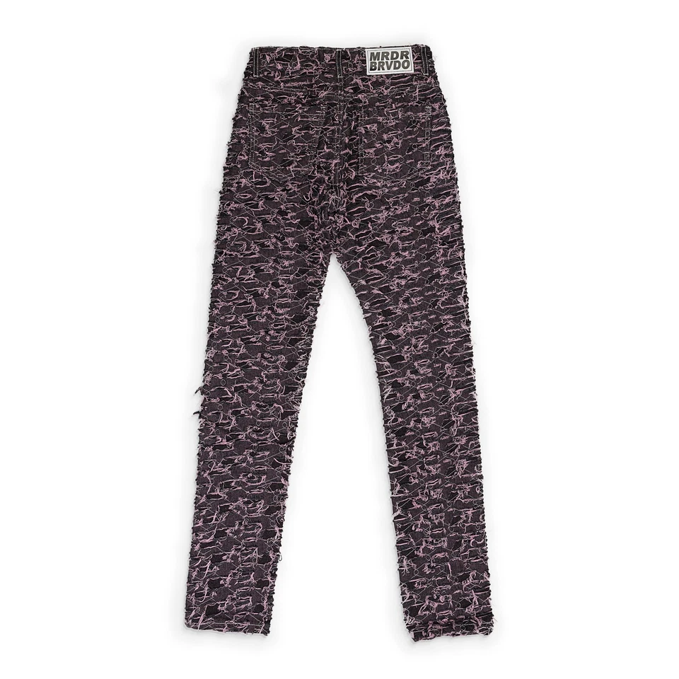 NUEVO CON ETIQUETAS WHO DECIDE WAR JEANS RECTOS CÁSCARA ROSA TALLA 34 $600 Foto 2 de 4