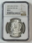 New Listing1879 S Reverse of 78 Morgan Silver Dollar NGC MS-61  VAM-34A TOP-100- White