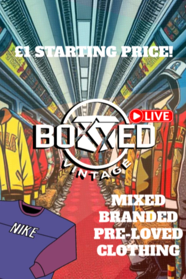 BRANDED & VINTAGE CLOTHING | £1 STARTS | AUCTION | BOXXED VINTAGE