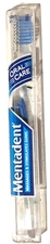 Mentadent Oral Care Massages & Stimulates Gums 51 Soft Bristle Full Rubber Grip