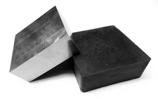 2-1/2" Steel Block & Rubber Set of 2 Bench Blocks Metalsmith Jewelry Work