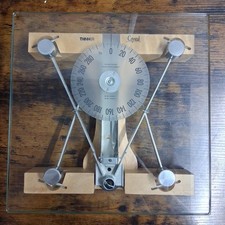 Vintage Thinner Glass Body Scale Retro Silver Mechanical 280lb Capacity
