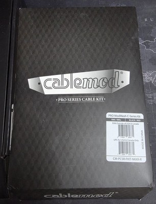 CableMod PRO ModMesh C-Serie RMi & RMx Kabelset - Schwarz/Rot
