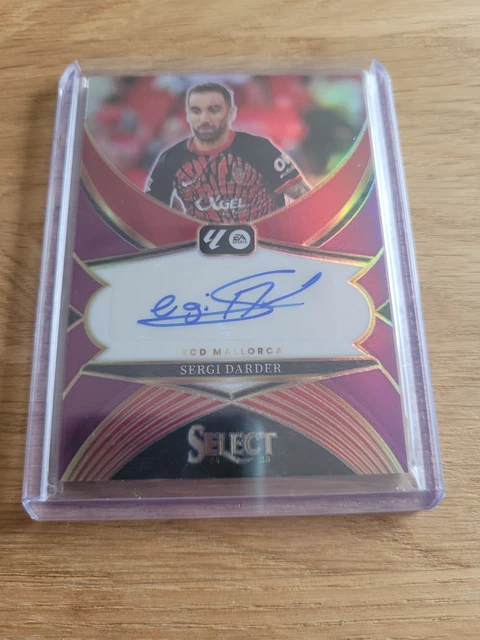 2024-25 Panini Select La Liga Sergi Darder Autograph /49 Purple