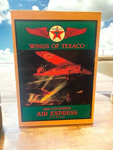 Wings of Texaco 1929 Lockheed Air Express Die-Cast Bank – 1st in Series - Picture 1 of 8