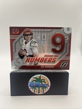 JOE BURROW 2023 Panini Zenith Football #13 BEHIND THE NUMBERS INSERT Bengals