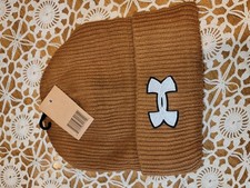 Under Armour Beanie Stocking Cap New Burnt Orange One Size