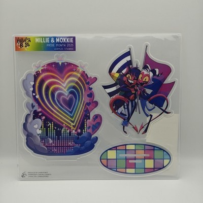 Helluva Boss Official Pride Month Millie & Moxxie 2025 Limited Edition Standee 