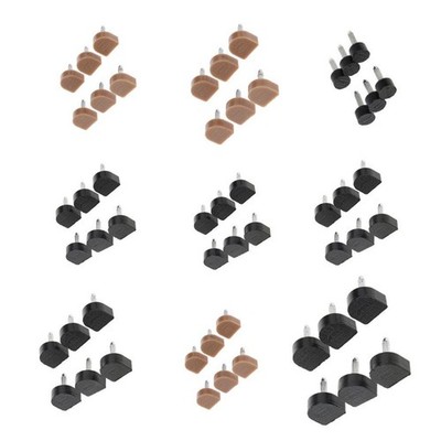 6 Stück Gummi High Heel Tips Taps Stiletto Schuhreparatur Dübel Pads machen