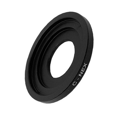 Black C-NEX Adapter Ring For C Mount Movie Lens to for SONY NEX E Mount Camera T
