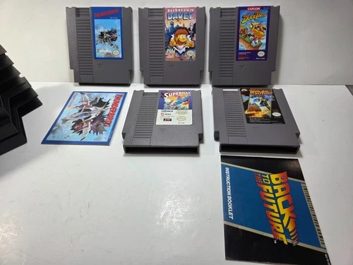 Lot of 5 games   for NES   WORKING