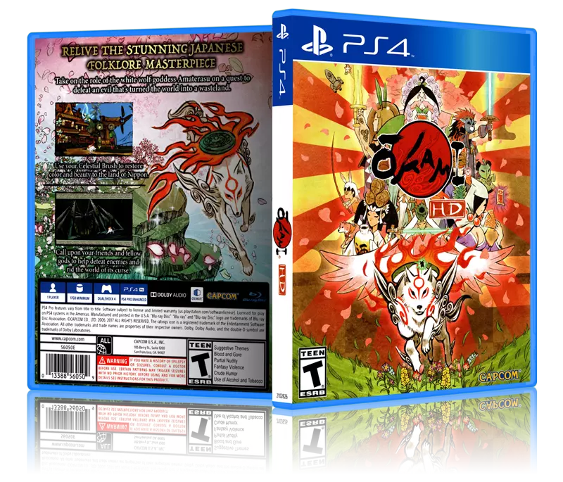  Okami HD - PlayStation 4 : Capcom U S a Inc