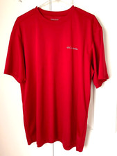 Men's Red Columbia XL omni-wick/advanced evaporation Tee shirt