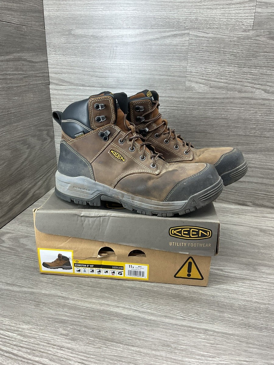 KEEN Utility 1029149 Evanston 6 Waterproof Carbon Toe Work