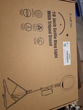 Kaiess 10.2" Selfie Ring Light with 65" Adjustable Tripod Stand & Phone Holder