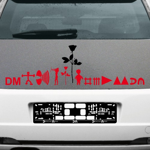 Tour Set Aufkleber Tattoo Auto Heck Klappe oder Scheibe 