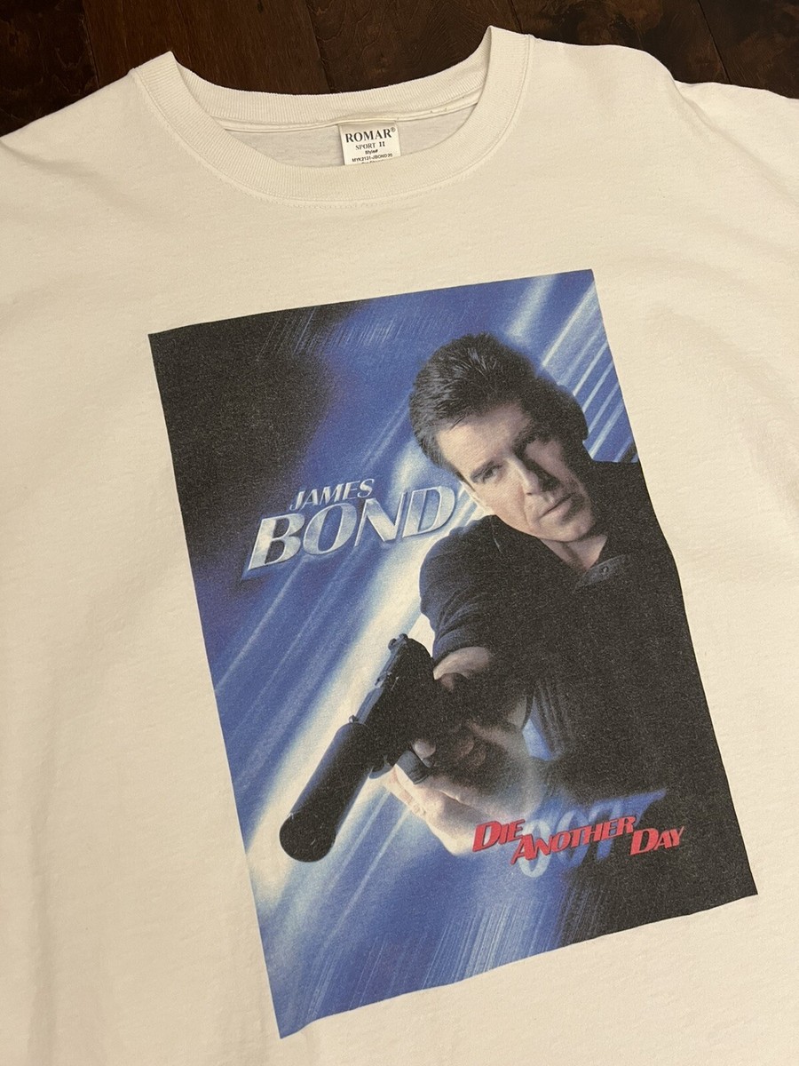 デッドストック 007 Die Another デルタ Tシャツ ビンテージ Rare Vintage James Bond 007 #20 Bond Die Another Day Movie
