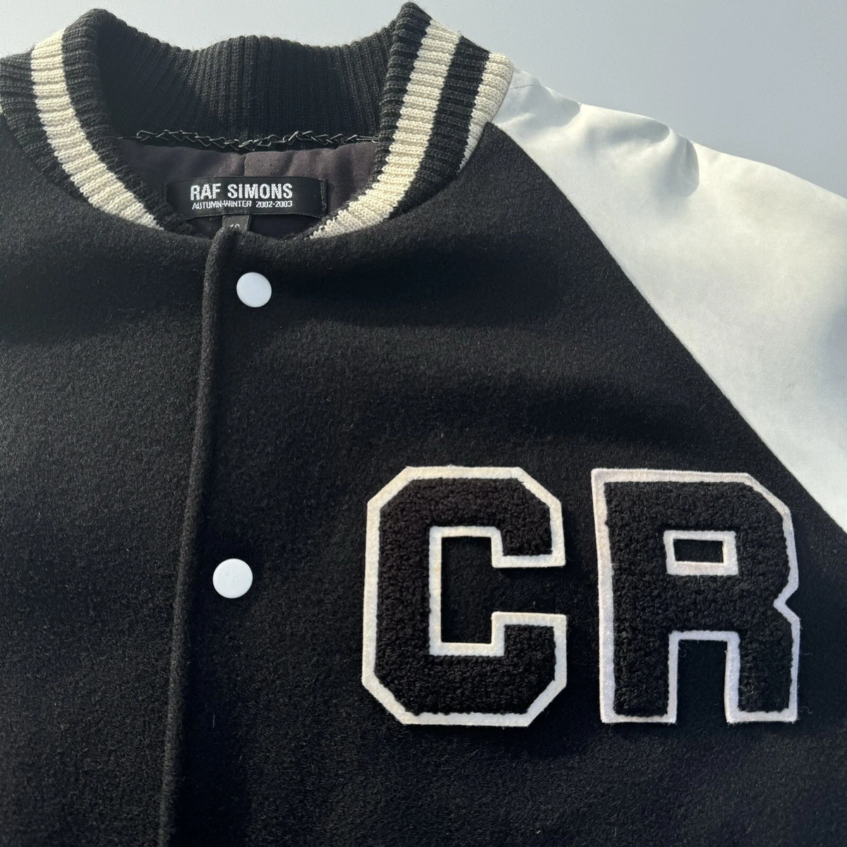 RAF SIMONS Varsity Jacket eBay
