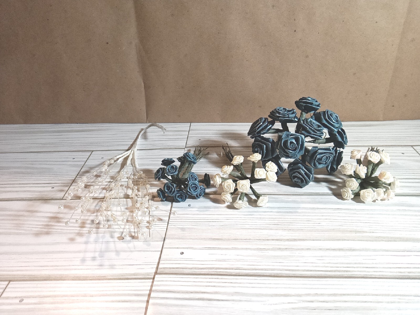 Vintage Rosebuds Craft Roses Decor Jewelry Making Supplies Resin Art Cart Diy-image
