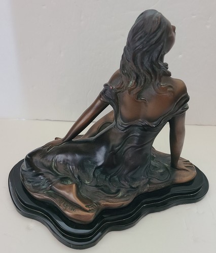 Alice Heath "Enchanted" Cold Cast Bronze Sculpture 1991 by Austin Sculptures - Picture 3 of 9