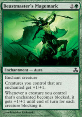 Beastmaster's Magemark Light Play, English Magic the Gathering MTG Guildpact