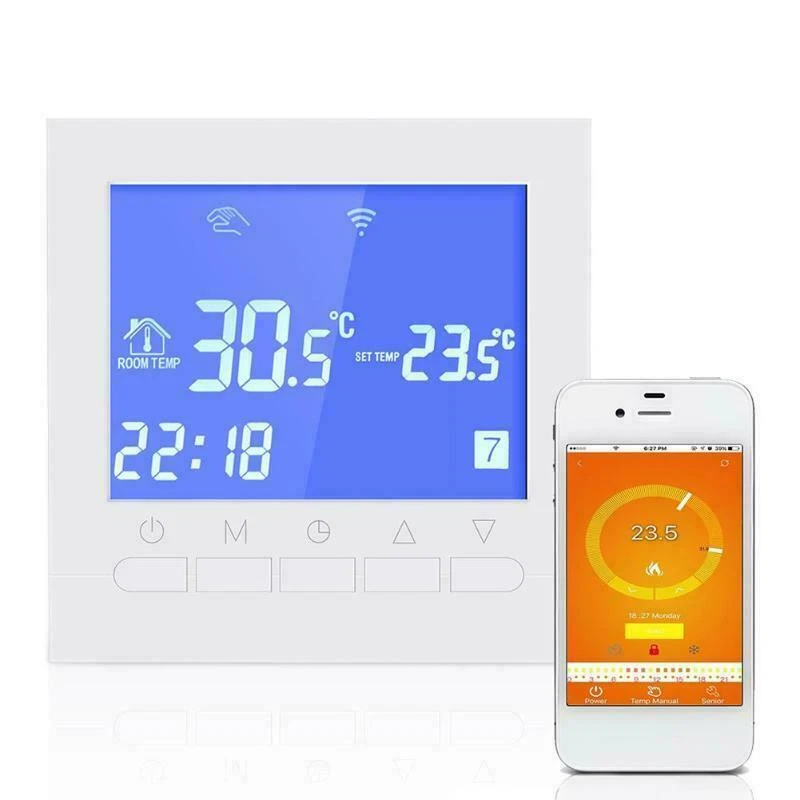 Raumthermostat WiFi Digital Elektrische Thermostat Fußbodenheizung Wandheizung - Bild 2 von 4