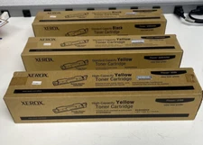 Xerox Phaser 6300 Yellow + Phaser 6300/6350 Yellow + Phaser 6300/6350 BLACK *NEW