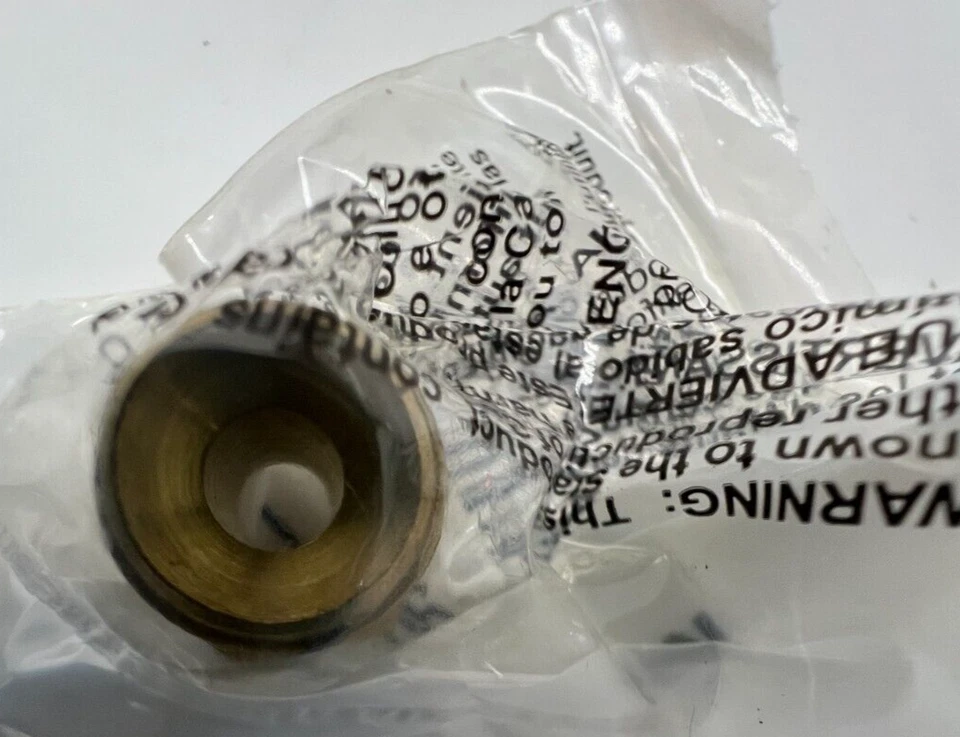 QTY 6 Edelmann STD To Dual Master Cyl Brake Fitting 258450 1/4" Female X 5/16" M - Image 3 of 4