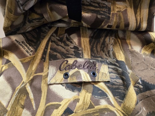 Cabelas for Women Advantage Wetlands Camo Jacket Full Zip Hooded Hunting Coat S - Picture 12 of 24