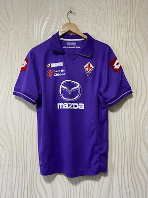 FIORENTINA 2011 2012 HOME FOOTBALL SHIRT SOCCER JERSEY LOTTO sz L
