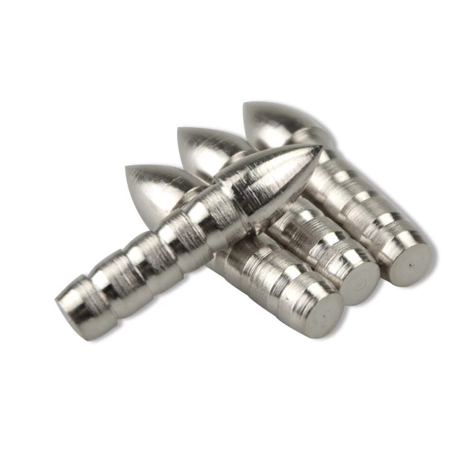 100gr Archery Arrowheads Insert Points ID6.2mm Arrow Shaft Field Tips Target - Image 2 of 4