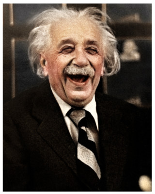 ALBERT EINSTEIN - 4''X6''  PHOTOGRAPH