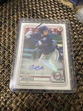 2020 BOWMAN ANDREW BECHTOLD CERTIFIED AUTOGRAPH AUTO TWINS PROSPECT #PA-AB PAPER