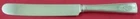 Carthage by Wallace Sterling Silver Regular Knife Blunt 8 3/4" Flatware Heirloom
