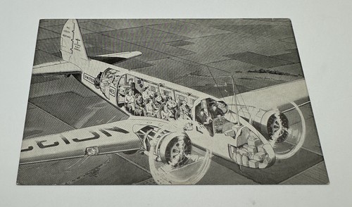 Boeing Wasp-powered Plane, 1933 World's Fair Postcard - Picture 2 of 6