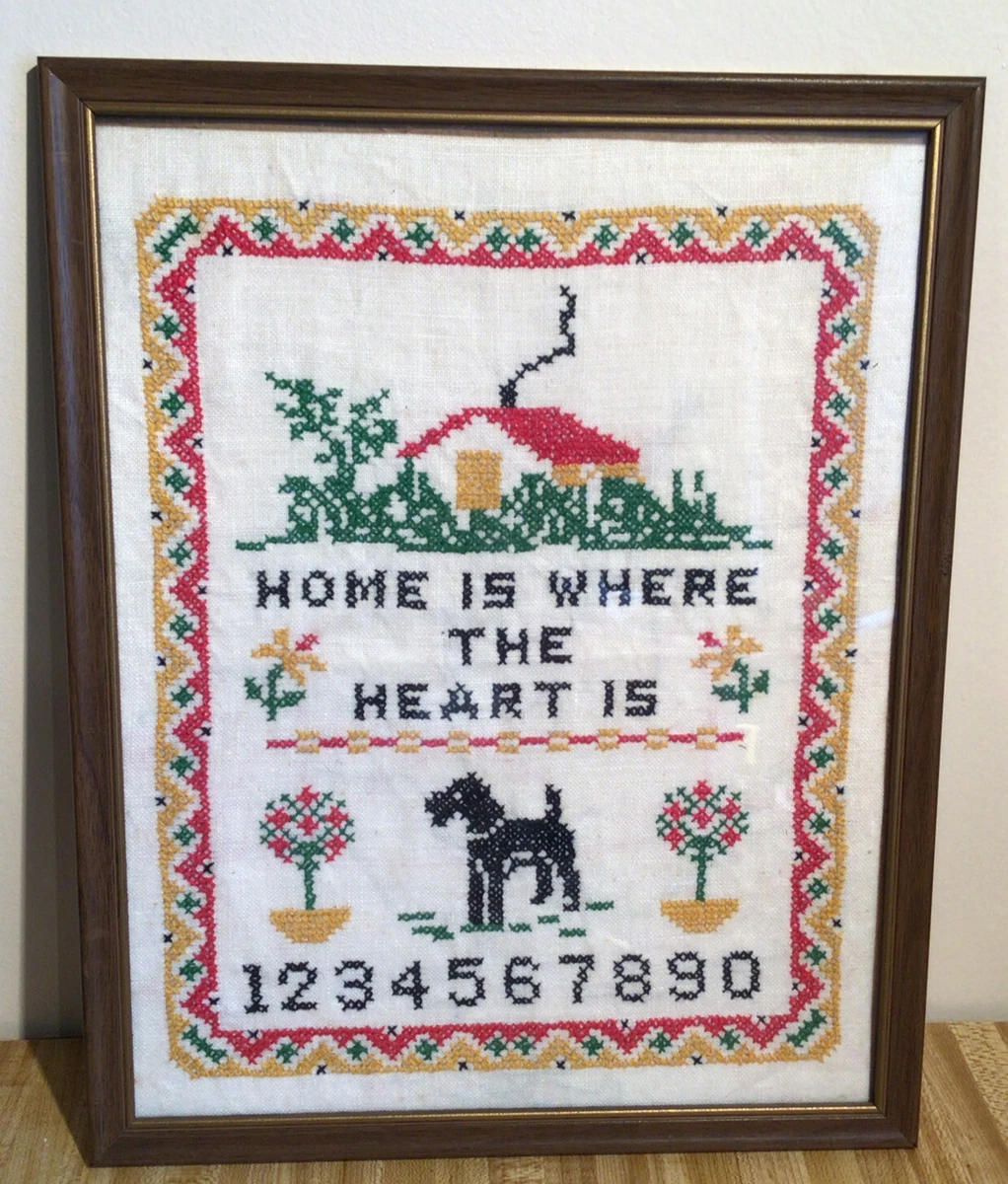 Home Is Where The Heart Is Cross Stitch Pattern