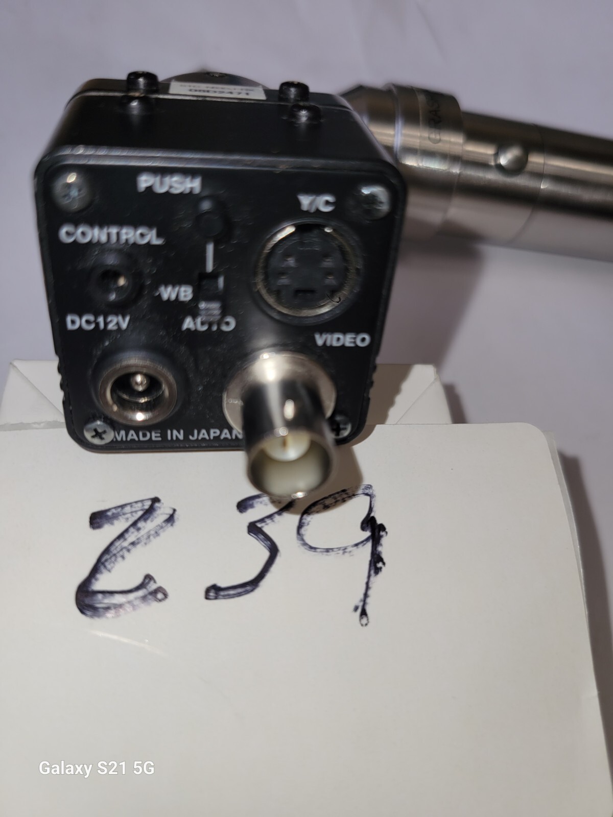 MedRx Video Otoscope Probe BH 38587 High Res Camera + Battery Light