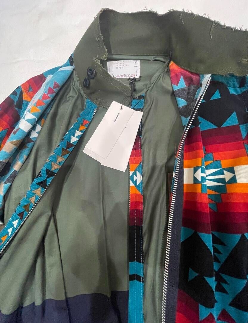 PENDLETON sacai Chimayo Pattern Jacket men Size 1 Multicolor PENDLETON sacai Chimayo Pattern Jacket men Size 1 Multicolor