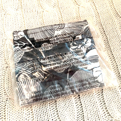 Vera Bradley Pleated Face Mask Adult Bedford Blooms Cotton Over Head Black 