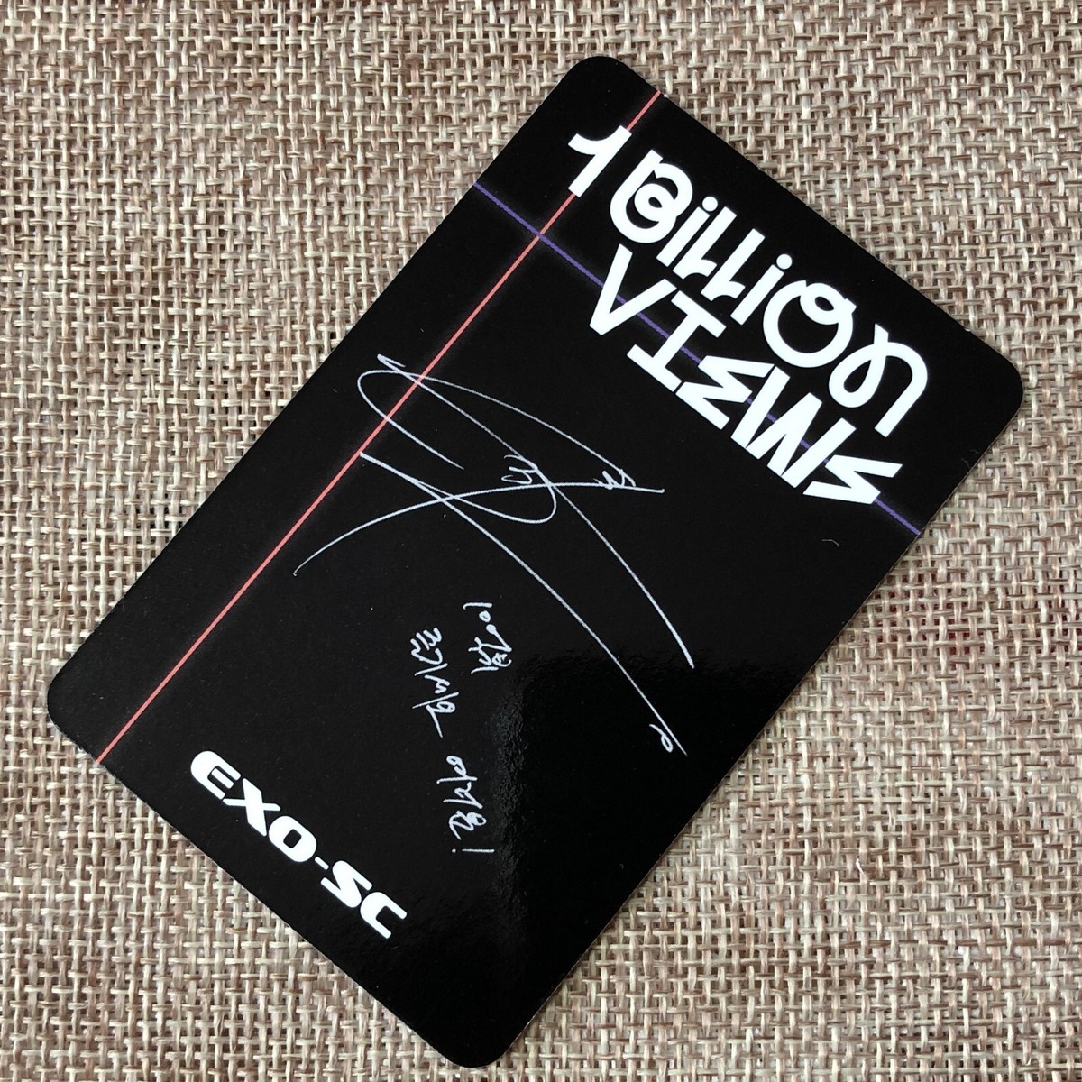 EXO-SC SEHUN [ 1 Billion Views ] Official Photocard, 1st Ocean