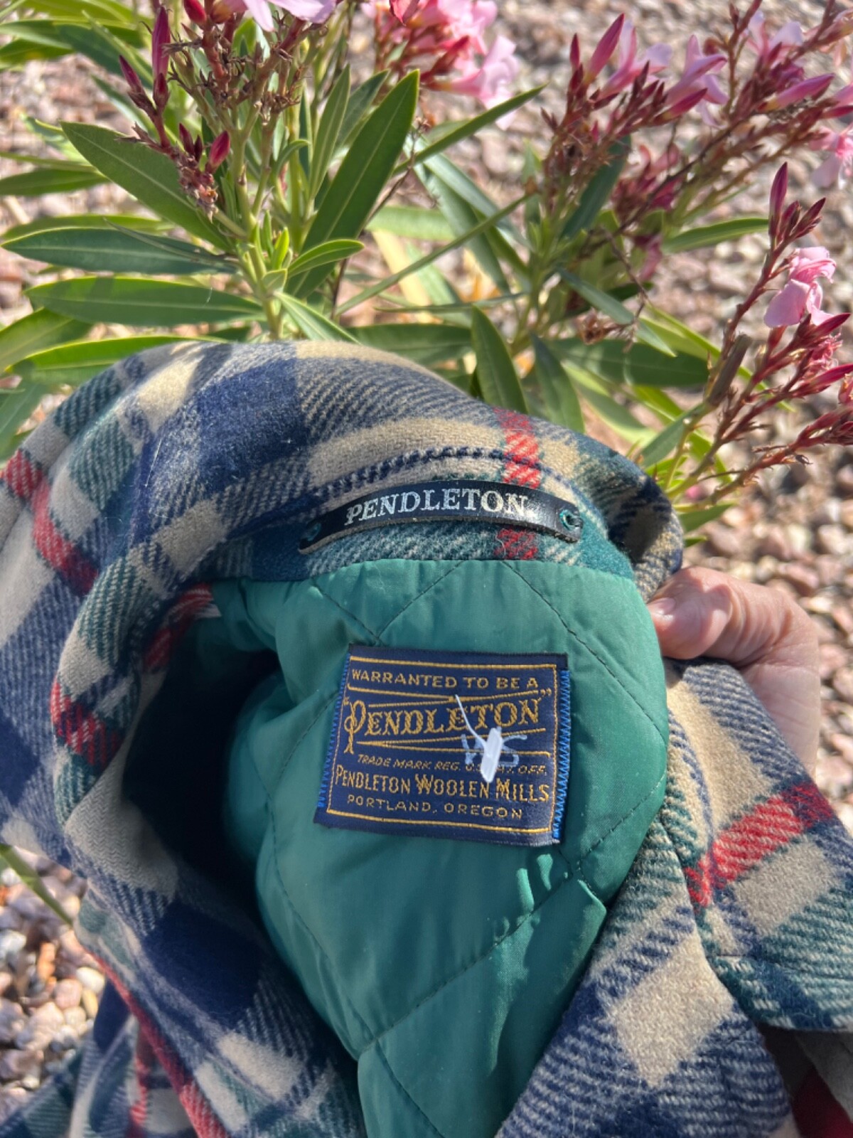 Vintage Old Clothes Pendleton Wool Jacket Coat US… - image 7