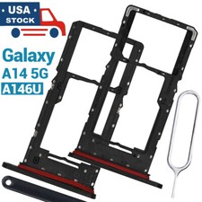 SIM Card Tray Holder Slot Pin Tool OEM Black For Samsung Galaxy A14 5G A146U