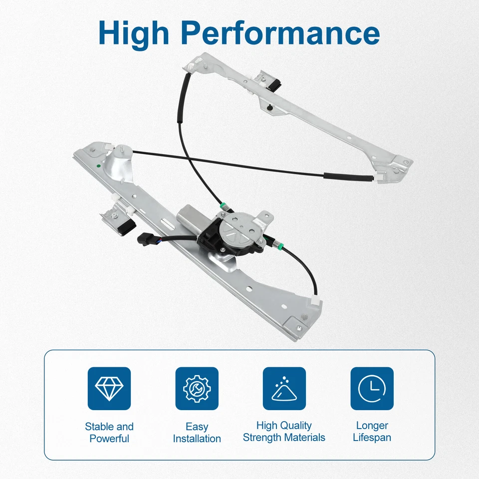 Regulador de ventana trasera izquierda con motor para GMC Yukon XL 1500 2007-14 deportivo utilitario Foto 3 de 4