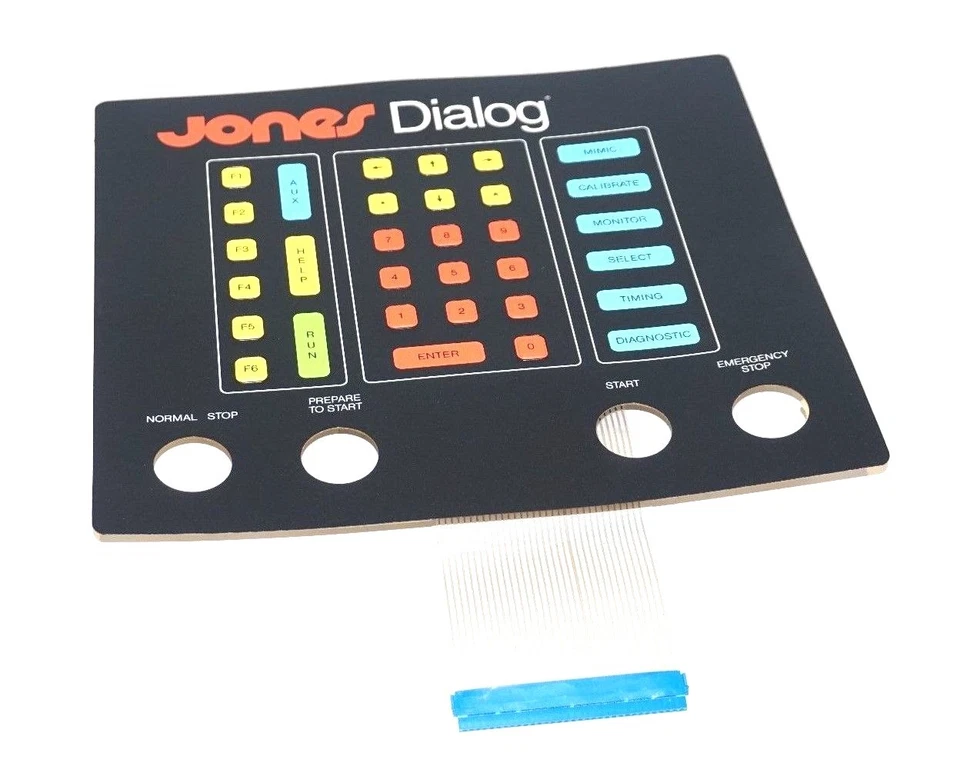 NEW JONES DIALOG KEYBOARD MEMBRANE ASSEMBLY - Image 2 of 3